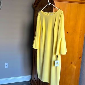 Yellow spring dress
